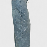 Dariya Jeans Cargo Balloon with Brillo and Aplicaciones of Rhinestones