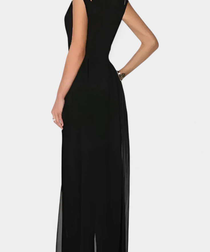 Nadia Mono Elegant Sleeveless with Transparencia Frontal