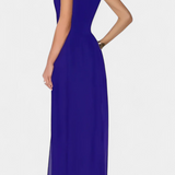 Nadia Jumpsuit Elegant Sleeveless with Transparencia Front