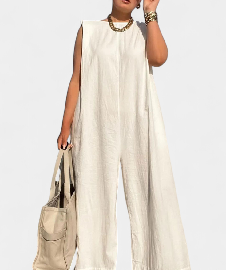Airla Mono Oversize Sleeveless Wide-Leg