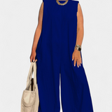 Airla Jumpsuit Oversize Sleeveless Wide-Leg