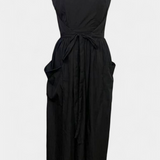 Dezi Dress Long Strapless with Cordones side panels Ajustables