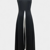 Alicia Set Bicolor Elegant Sleeveless with Trousers Wide