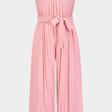 Patrizia Mono Palazzo Pleated with Neckline Halter