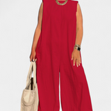 Airla Jumpsuit Oversize Sleeveless Wide-Leg