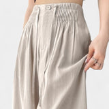 Ilyana Trousers of High-Waisted and wide-leg