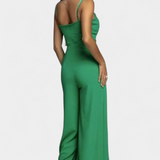 Prescillia Mono with Straps of Espagueti and Pierna with Slit
