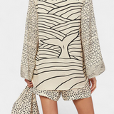 Amalia Set Shirt Print with Short Stretch