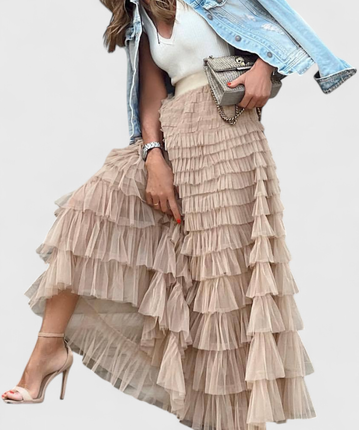 Capucine Skirt Long of Tul Vintage
