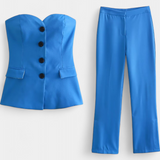 Paesha Relaxed Set Sleeveless and wide-leg