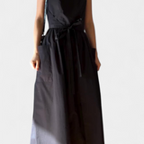 Dezi Dress Long Strapless with Cordones side panels Ajustables