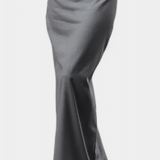 Sherrie Skirt of High-Rise with Slit Trasera