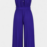 Patrizia Mono Palazzo Pleated with Neckline Halter