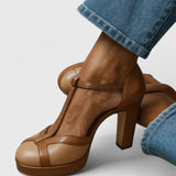 Providencia™ | high heel Vintage with Tira T and Plataforma