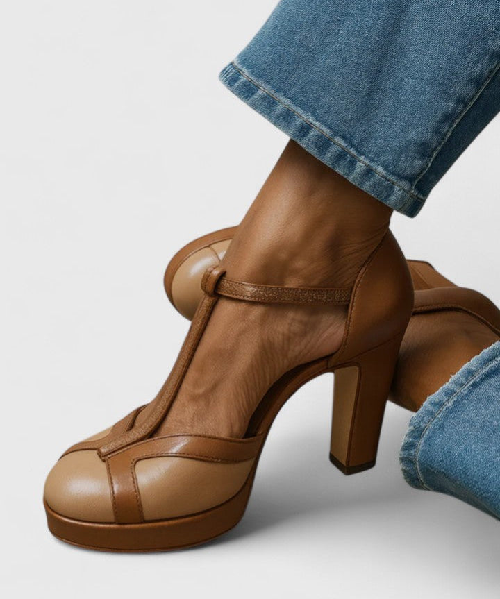 Providencia™ | high heel Vintage with Tira T and Plataforma