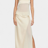Fjorela Set of Skirt Midi Strapless of Mantequilla