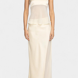 Fjorela Set of Skirt Midi Strapless of Mantequilla