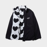 Dianne™ | Jacket reversible Printed of corazones and design comfortable