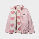 Dianne™ | Jacket reversible Printed of corazones and design comfortable