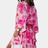 Eliza Dress Mini with Nudo Frontal and ruffles