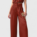 Helira Set two-piece with Top Flowy and Trousers Palazzo