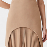 Karen Dress Mini with High Neck and Detail Pleated