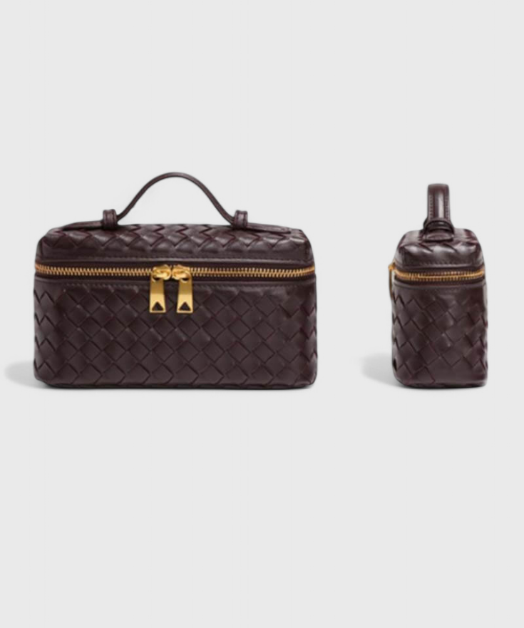 Milla Bolso Mini Woven with Accesorios Gold