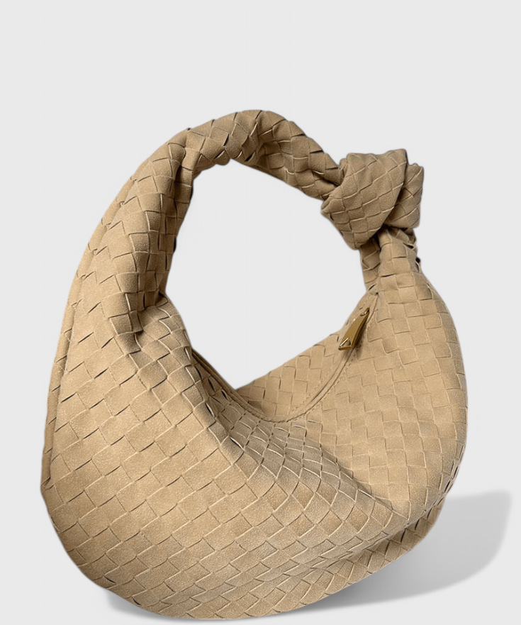 Lila Bolso Mediano Woven with Detail of Nudo
