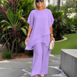 BeatrizTM | Set Asymmetric with Trousers Wide