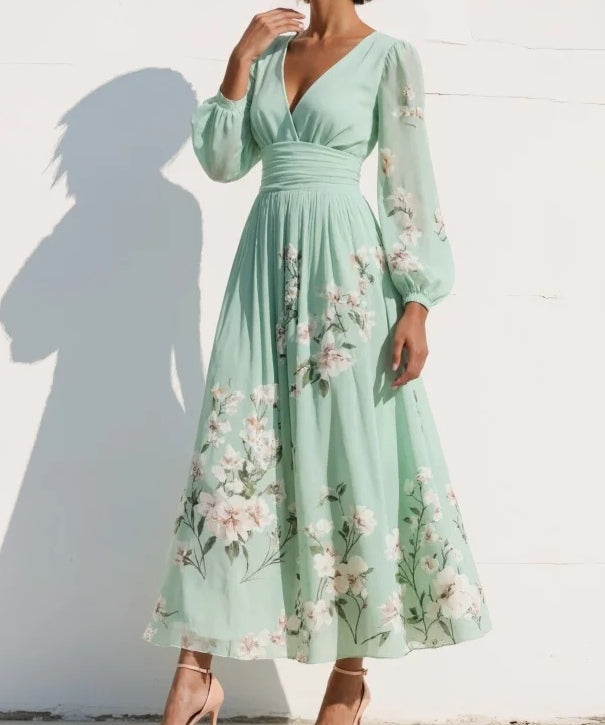 Coral™ | Dress Midi Printed Floral