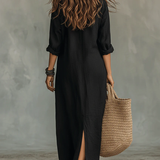 Úrsula™ | Dress Long loose with Buttons