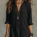 Úrsula™ | Dress Long loose with Buttons