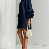 Marisela™ | Dress Short with Puños of Flores