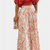 Olivia Boho Set of V-Neck and wide-leg