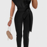 Layla Jumpsuit of Lentejuelas of A Solo Shoulder