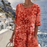 Nicolasa™ | Dress Midi Floral Cut A