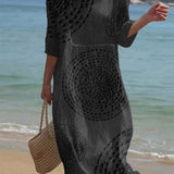 Women's Embroidered Casual Dress.