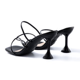 Heels High Without Strap in the Tobillo with Toe Abierta
