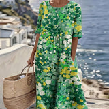 Nicolasa™ | Dress Midi Floral Cut A