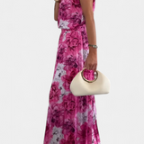 Liora Two-Piece Set with Structured Top and Trousers Pleated