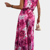 Liora Two-Piece Set with Structured Top and Trousers Pleated