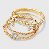 Set of Pulseras with Tachuelas
