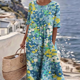 Nicolasa™ | Dress Midi Floral Cut A