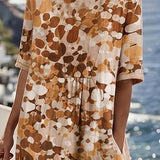 Nicolasa™ | Dress Midi Floral Cut A