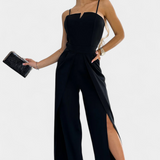 Prescillia Mono with Straps of Espagueti and Pierna with Slit