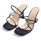 Heels High Without Strap in the Tobillo with Toe Abierta