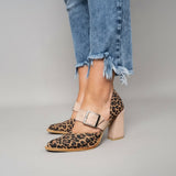 Azucena™ | Escarpín of high heel Printed Leopardo