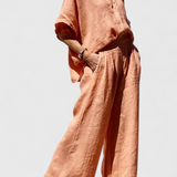 Adesua Set Casual for summer in Cotton-Linen