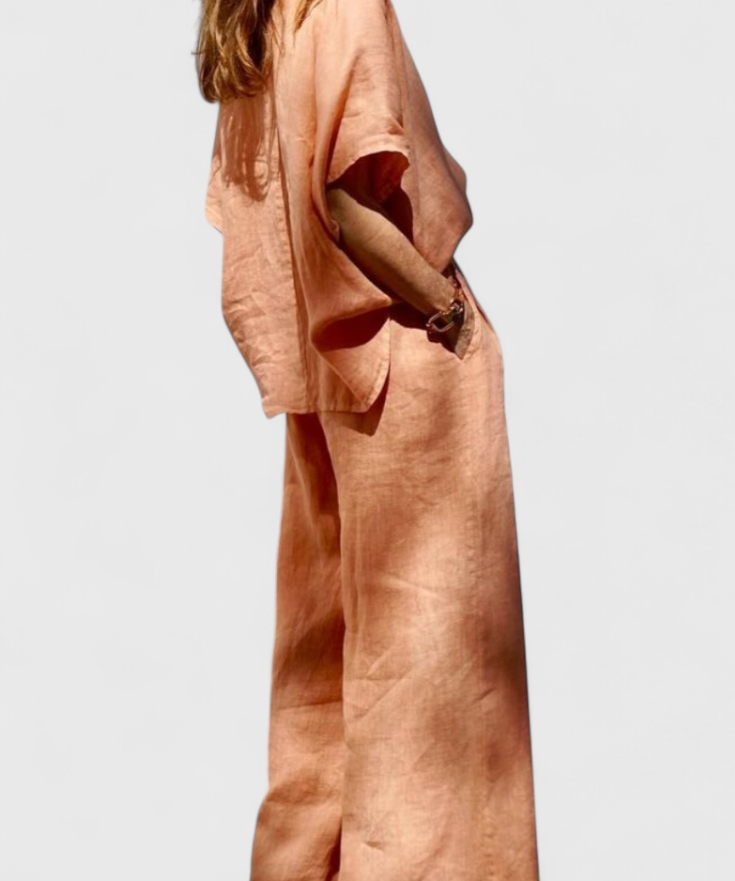 Adesua Set Casual for summer in Cotton-Linen
