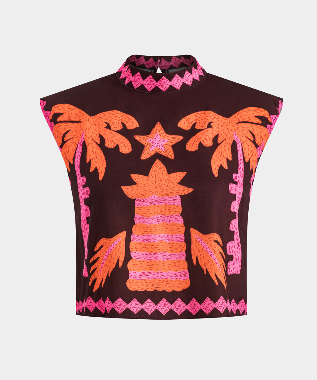 Sloan Set of Top and Skirt Recortada Coconut Palm